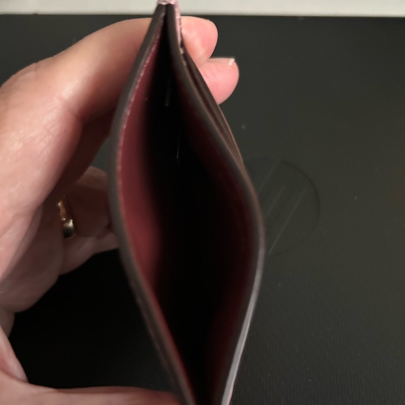 Coach Blush Leather Card Case - Picture 3 of 3